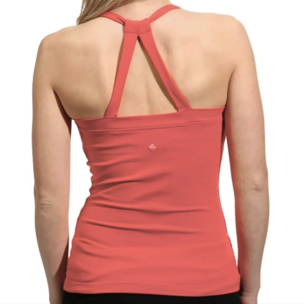 Prana Quinn Chakara Strappy Yoga Top sz S - Pink
